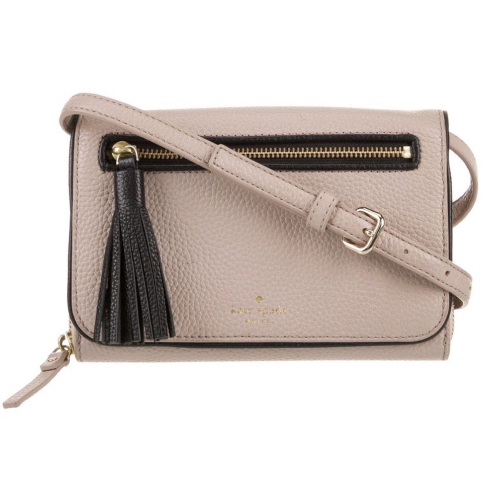 KATE SPADE NEW YORK CHESTER STREET AVIE PEBBLED LEATHER CROSSBODY BAG